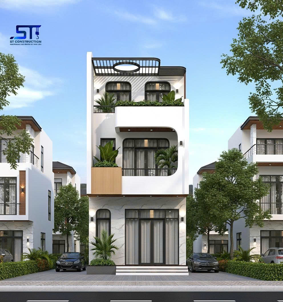 Lê Văn Hùng - Nhà Ống Hiện Đại 2,5 Tầng