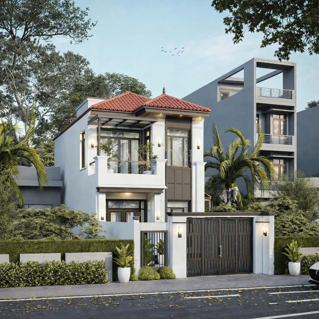 Đỗ Văn Dương - 2 Tầng Mái Nhật Hiện Đại